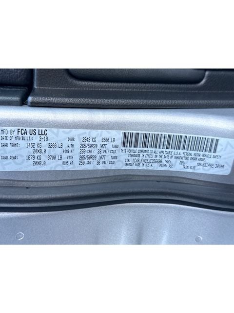 2018 Jeep Grand Cherokee Altitude