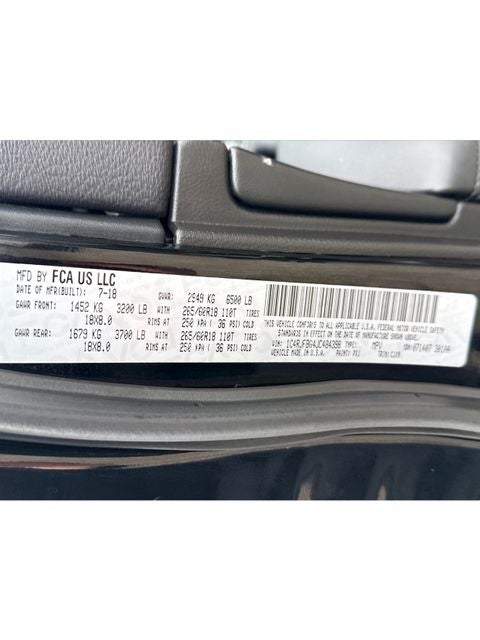 2018 Jeep Grand Cherokee Limited