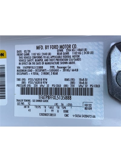 2020 Ford Mustang GT Premium