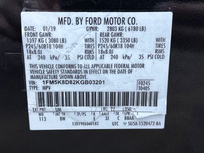 2019 Ford Explorer XLT