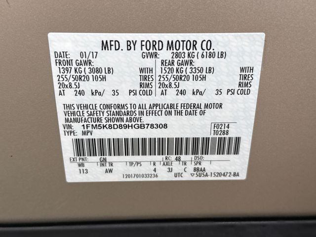 2017 Ford Explorer XLT
