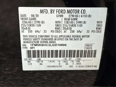 2020 Ford Explorer Platinum