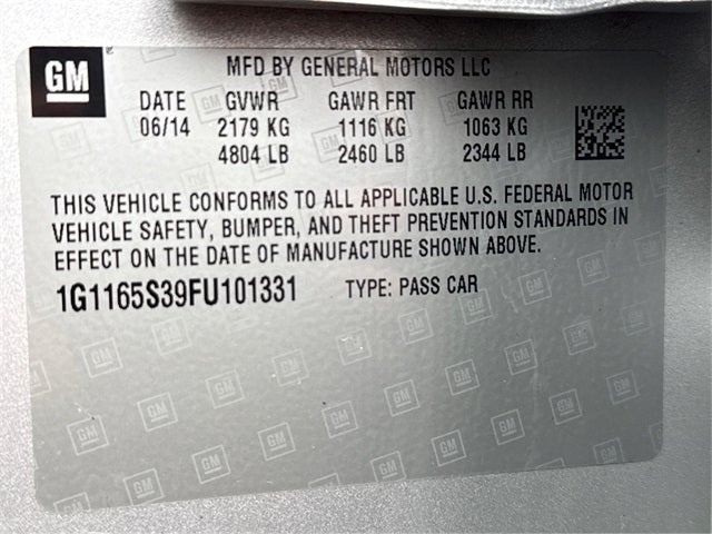 2015 Chevrolet Impala LTZ 2LZ