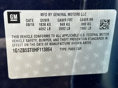 2017 Chevrolet Malibu LS 1LS