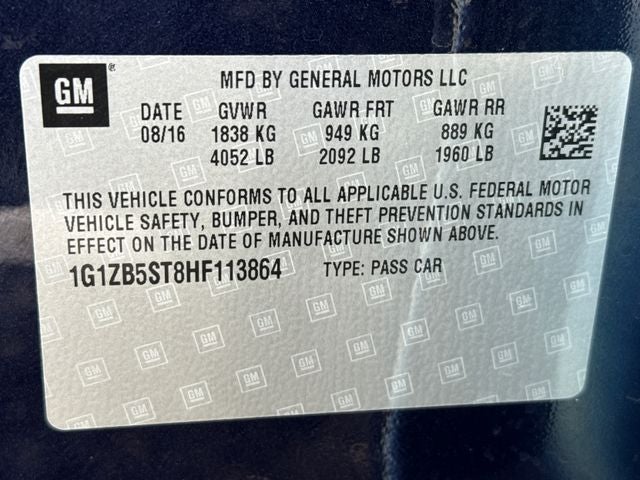 2017 Chevrolet Malibu LS 1LS