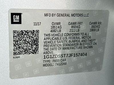 2018 Chevrolet Malibu LT