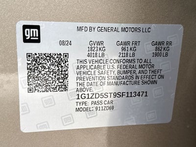 2025 Chevrolet Malibu LT 1LT