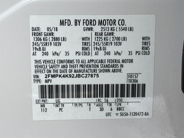 2018 Ford Edge Titanium