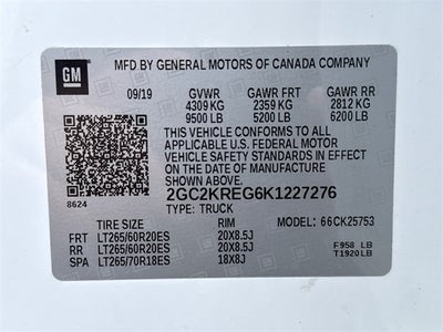 2019 Chevrolet Silverado 2500HD Work Truck