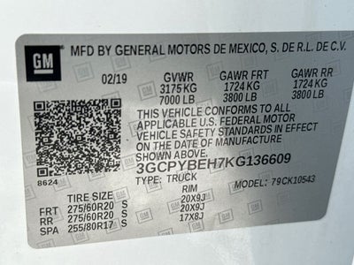 2019 Chevrolet Silverado 1500 Custom