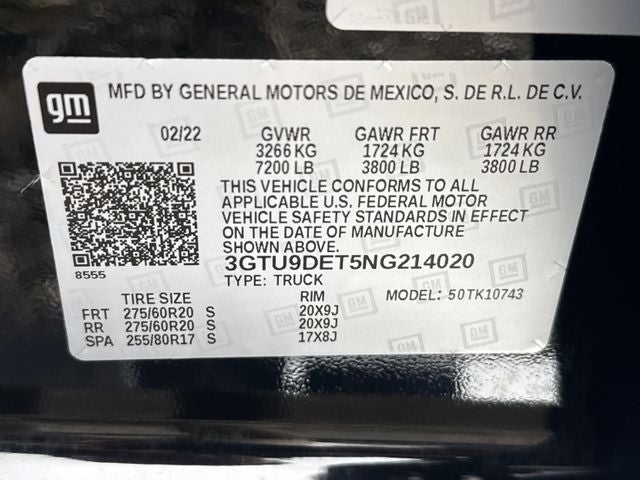 2022 GMC Sierra 1500 Limited SLT