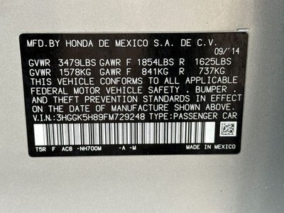 2015 Honda Fit EX