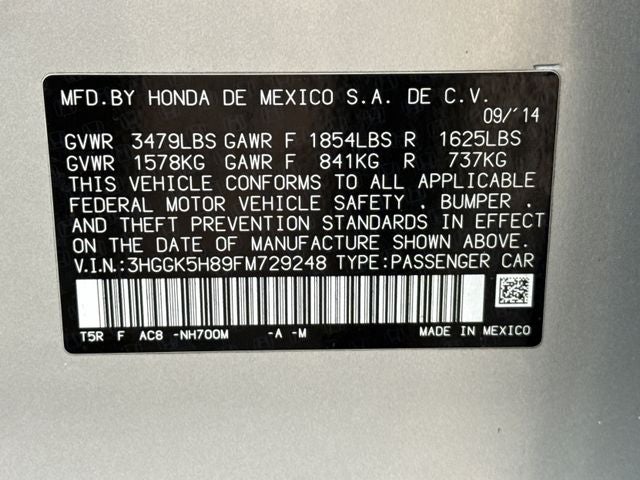2015 Honda Fit EX