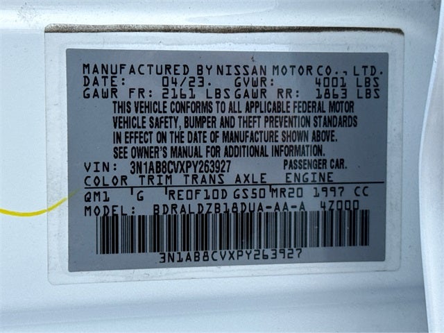 2023 Nissan Sentra SV