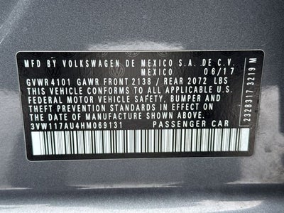 2017 Volkswagen Golf TSI S 4-Door