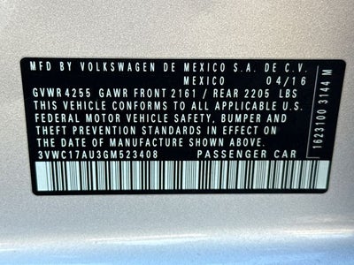 2016 Volkswagen Golf SportWagen TSI Limited Edition