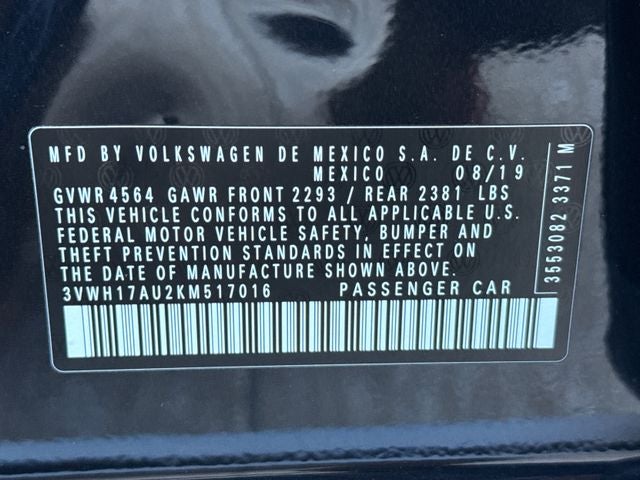 2019 Volkswagen Golf Alltrack TSI SE 4Motion