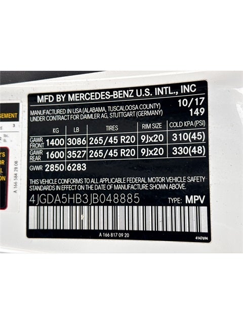 2018 Mercedes-Benz GLE GLE 350 4MATIC®