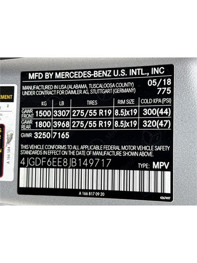 2018 Mercedes-Benz GLS GLS 450 4MATIC®