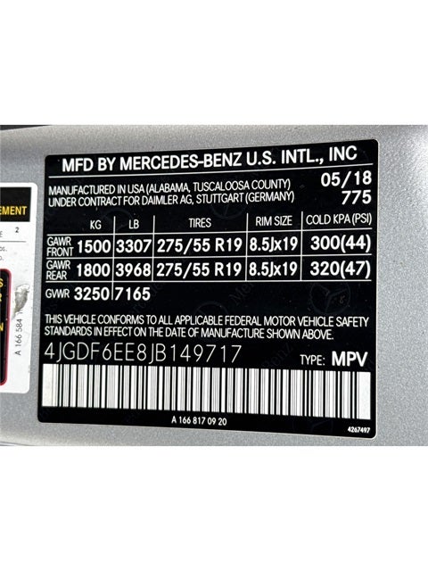 2018 Mercedes-Benz GLS GLS 450 4MATIC®