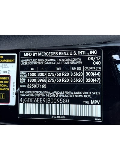 2018 Mercedes-Benz GLS GLS 450 4MATIC®