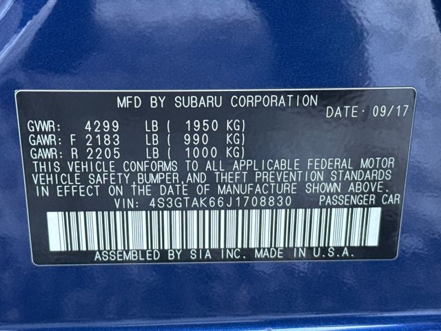 2018 Subaru Impreza 2.0i Sport