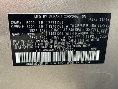 2020 Subaru Ascent Premium