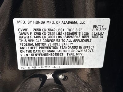 2017 Honda Pilot EX-L