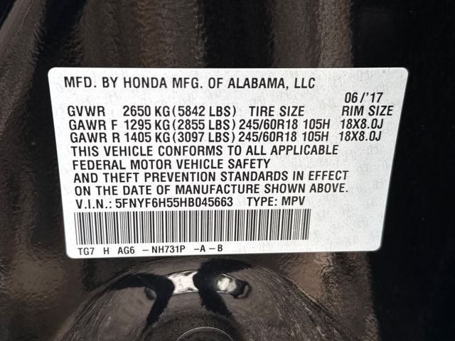 2017 Honda Pilot EX-L