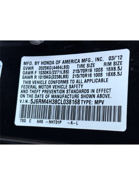 2012 Honda CR-V LX