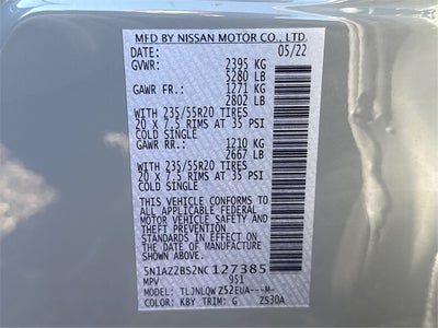 2022 Nissan Murano SV