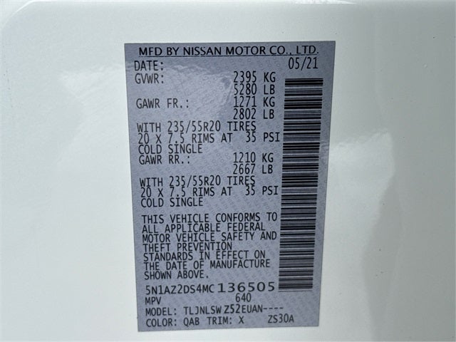 2021 Nissan Murano Platinum