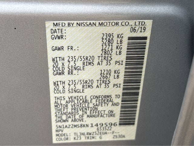 2019 Nissan Murano SL