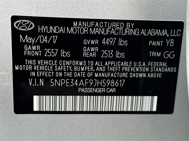 2018 Hyundai Sonata Sport w/SULEV