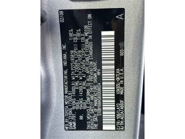 2008 Toyota Sequoia Limited