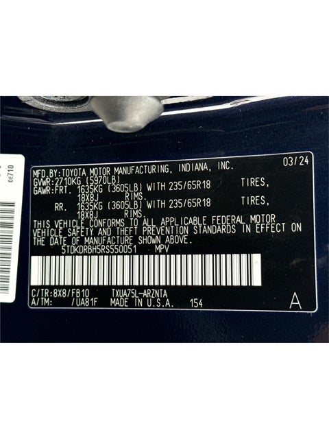 2024 Toyota Highlander LE