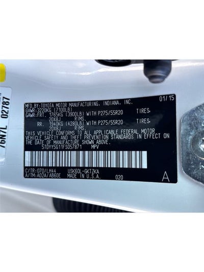 2015 Toyota Sequoia Platinum