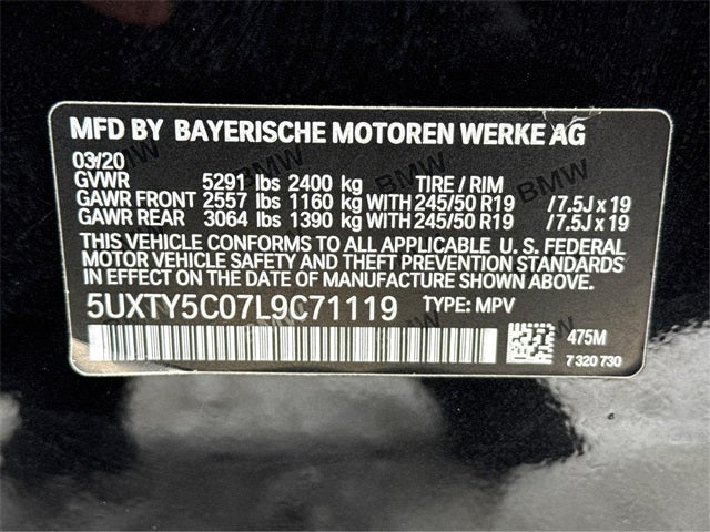 2020 BMW X3 xDrive30i