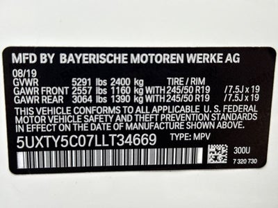 2020 BMW X3 xDrive30i
