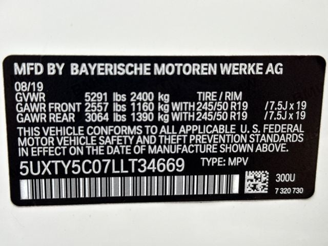 2020 BMW X3 xDrive30i