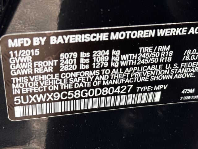 2016 BMW X3 xDrive28i