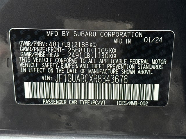 2024 Subaru Impreza Base