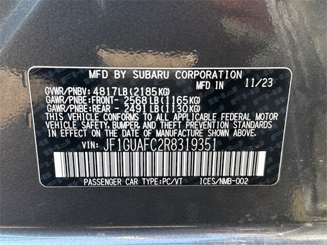 2024 Subaru Impreza Sport