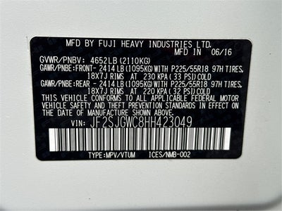 2017 Subaru Forester 2.0XT Touring