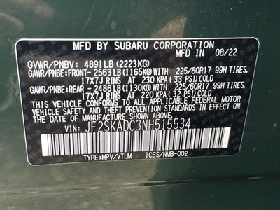 2022 Subaru Forester Premium