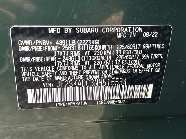 2022 Subaru Forester Premium