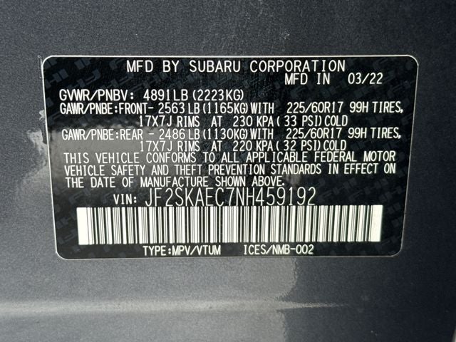 2022 Subaru Forester Premium