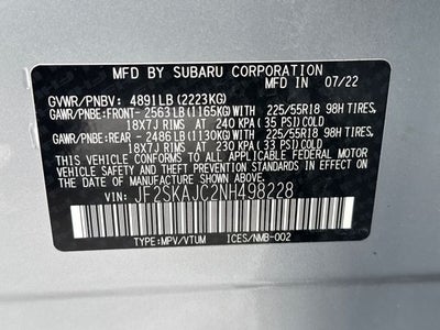 2022 Subaru Forester Sport