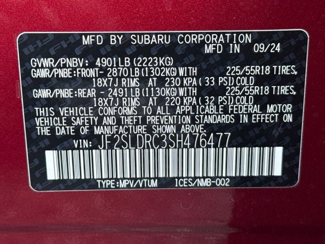 2025 Subaru Forester Limited