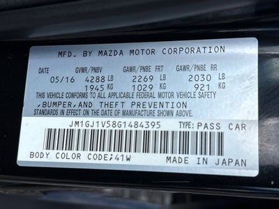 2016 Mazda Mazda6 i Touring